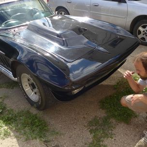 'Shawn Lyons And His 65 Roadster' by Zack Schuster